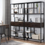 Rustic Accent Bookshelf 90CM Wide Plant Display Rack V178-66793