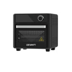 Devanti Air Fryer 15L LCD Fryers Oven AF-K-K-D15L-BK