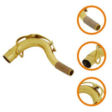 Saxophone Neck Replacement Saxophone Neck Silver Plated Brass Sound Projection Music Performance V1370-AZ4-08578
