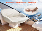 Boat Seat, Low Backrest, Boat Seat Captain Bucket Seat with Thickened Sponge Cushion & Waterproof V952-CZZYZDWFZBSBJKGMK001V0