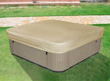 Square Hot Tub Cover - Outdoor Heavy Duty Protector for Patio Spas and Swimming Pools Hard Covers V1189-LWWAL-20260401-05673