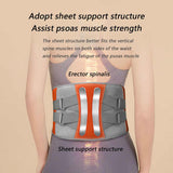 Dark Blue Wireless Heated Waist Massager with Lumbar Support - Smart Back Pain Relief Device V888-ELOSUNG13448