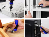 Ratchet Screwdriver 13-In-1 Multi Screwdriver Tool Ratcheting Screwdriver ,180 Degree Pivoting V1192-AZ-W-28818