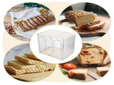 White Vintage Style Bread Storage Box for Kitchen Countertop Fresh Keep V1369-AZ3-W-12201
