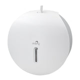 PLAZA Jumbo Toilet Roll Dispenser - White V959-DTPR0014