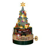 Christmas House Illuminated with LED Light and Music, Electronic Ornaments, Musical Gift Box, V1366-AZ2-W-02197