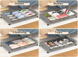CARLA HOME XXL Under Bed Rolling Storage Containers with 50L Large Capacity and Wheels LSB-36123