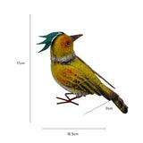 Colourful Yellow Bird Decoration 18cm V637-71311BRD