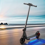 Electric Scooter 130W 16KM/H LED Light Folding Portable Riding Commuter Black ESC-S32-6-BK