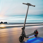 Electric Scooter 130W 16KM/H LED Light Folding Portable Riding Commuter Black ESC-S32-6-BK