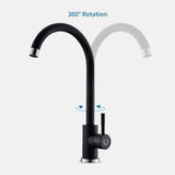 Kitchen Faucet, Single Handle High Arc Sink Faucet, 360 degree rotation, single-handle control, V1189-LC-LY-00001