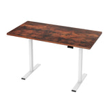 Artiss Standing Desk Motorised Dual Motor 140CM Rustic Brwon HASD-268-WHDF-RBDB-140
