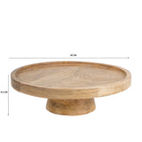 Handcrafted Mango Wood Classic Footed Cake Stand 30cm V637-53622CKE