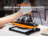 Leather Cutting Machine, 7.1 x 3.9 in Embossing Plate Manual Die Cutter, 0.47 in Pressure Stroke V952-SDSLPGYHJ18XT44PEV0