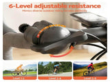 Everfit Bike Trainer Stand Indoor Riding Bicycle 6 Level Cycling Home Gym Black EB-B-IBT-BK