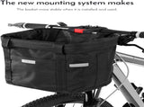 Waterproof Removable Bicycle Front Basket with Aluminum Frame, Pet Carrier & Multi-Purpose Handlebar V1259-DP01-A-2769