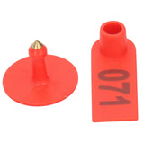 Numbered Ear Tag Marks Labels for Sheep Goats Farm Animal Livestock Feeding SuppliesRed V1294-YM0901-3111200210913