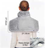 60W Weighteded Shoulder Wrap 5842cm, CE & RoHS Certified 6 Settings Auto Off Washable V1188-MS-604-002