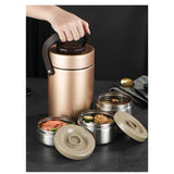 67oz Upgraded Thermos for Hot Food, 3-Layer Stackable Food Thermos, Soup Thermos Jar , Ideal for V1192-AZ-W-5484
