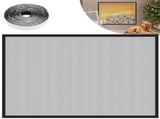 Fireplace Mesh Screen Curtain 2940 Inch Fireplace Cover with Tape to Prevent Toddler Baby and Pet V1369-AZ3-W-12548