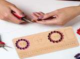 Wood Bead Design Board for Bracelets and Necklaces Jewelry Making V1370-AZ4-16991