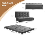 Giselle Double Folding Mattress 15cm Foldable Foam Portable Guest Sofa Bed Camping Mat FOAM-MFM-CDF-15-D
