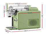 Devanti 5in1 Slushie Machine Ice Cream Maker 2L Sage Green SLS-CR02-2L-SGN
