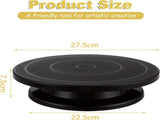 Rotating Stand - Turntable - Stand with Base - Dish - Plate - Plate V1188-MS101-01837-1