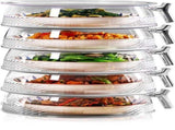 3-Piece Foldable Mesh Food Cover Set, Washable Stackable Fly Covers for Indoor and Outdoor Use, 25 V1188-MS-731-087