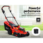 Giantz Lawn Mower 40V Battery Only Cordless 20V x2 Fits LI37 MOWER-LI37-N-20VX2