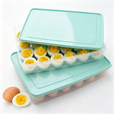 Deviled Egg Containers with Lid, 2 Pcs Portable Storage Carrier Egg Holder Deviled Egg Tray for V1369-AZ3-W-16418