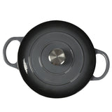 TOQUE 4L Enamel Dutch Oven Pot in Black Colour KT0180-4L-BK