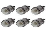6 Pcs Lamp Holder Metal E26 E27 Screw Retro Lighting Base Accessories with Ground Aluminum V1294-YM0714-3119210198014