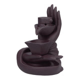 Backflow Incense Burner Smoke Waterfall Ceramic Incense Holder Aroma Burner Home Ornament for V1294-YM0523-3115210231011