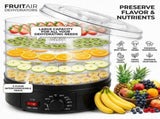 Black 5 Tier Large Capacity Food Dehydrator and Healthy Snack Maker - Electric Fruit Vegetable Meat V888-ELOSUNG55140-2