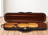 4/4 Full Size Violin Case, Built-in Hygrometer, Lightweight Portable Travel Carrying Bag, with Plush V952-XTQHZFXNLPMXVK7D4001V0