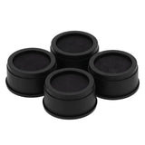 4PCS Round Furniture Feet Mat Rubber Sponge Plastic NonSlip Risers Lifts Height Floor Protector V1294-YM0901-3111210211611