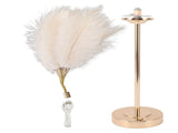 Feather Table Lamp 3 Color Dimmable Touch Switch USB Plug in Romantic Modern Decorative Bedside V1294-YM0703-3119230059411