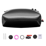 Portable Water Storage Bladder 540L PVC Collapsible Water Tank Black V952-CSDHSPVCB540DZKSQV0
