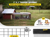 Hardware Cloth, 24" x 100' & 1"x1" Mesh Size, Galvanized Steel Vinyl Coated 16 Gauge Chicken Wire V952-YXHJWHSBDDWC2JLKLV0