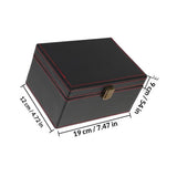 Large Black Carbon Fiber Faraday Box for Car Keys Phone and Small Item Storage V1366-AZ2-W-18741