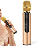 Multifunctional Wireless Bluetooth Karaoke Microphone Black V1263-JX-6968-1