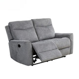 Fabric Motion Recliner Sofa Set Cosmic Light Gray Manual 32 Seater V195-COSMIC-LIGHT