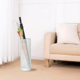 8x20 inch Heavy Duty Metal Umbrella Stand - Durable Storage Holder for Umbrellas - Indoor and V1369-AZ3-W-22382