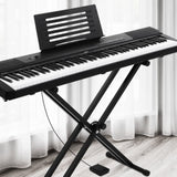 Alpha 88 Keys Electronic Piano Keyboard Digital Electric w/ Stand Sustain Pedal EK-DP-881-BK-X