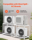 Mini Split Ground Stand, Anti-Vibration Mini Split Stand for 9000-18000 BTU Ductless Air Conditioner V952-KDDMZJSCZJ9022BS6V0