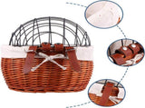 Cat Bikes Bicycle Woven Bike Pets Holder Pet Bike Front Carrier Bike Pet Carrier V1192-AZ-W-10344