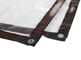 Clear Tarp Outdoor Garden Rainproof Covering PE Transparent Heavy Duty Waterproofing Tarp Cover with V1294-YM0901-3114250084111