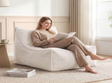 Artiss Bean Bag Chair Cover Soft Corduroy Stuffed Animal Storage Bean Bag Cover for BD-COVER-LOUNGE-S-BE