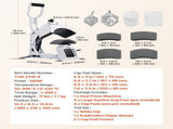 Hat Heat Press Machine, with 4 Interchangeable Platens and Caps Stretcher, Precise Temperature & V952-SDKMJBS854YCBQVIG001V3